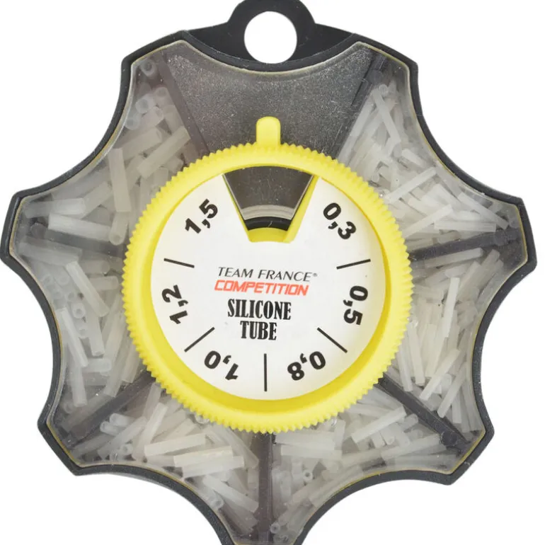 Accessoire flotteur peche au coup team france boite gaines silicone