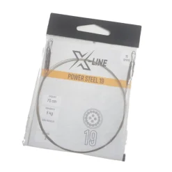Bas de ligne acier monté carnassier x-line power steel 19 brins spécial leurres 12cm (x3)