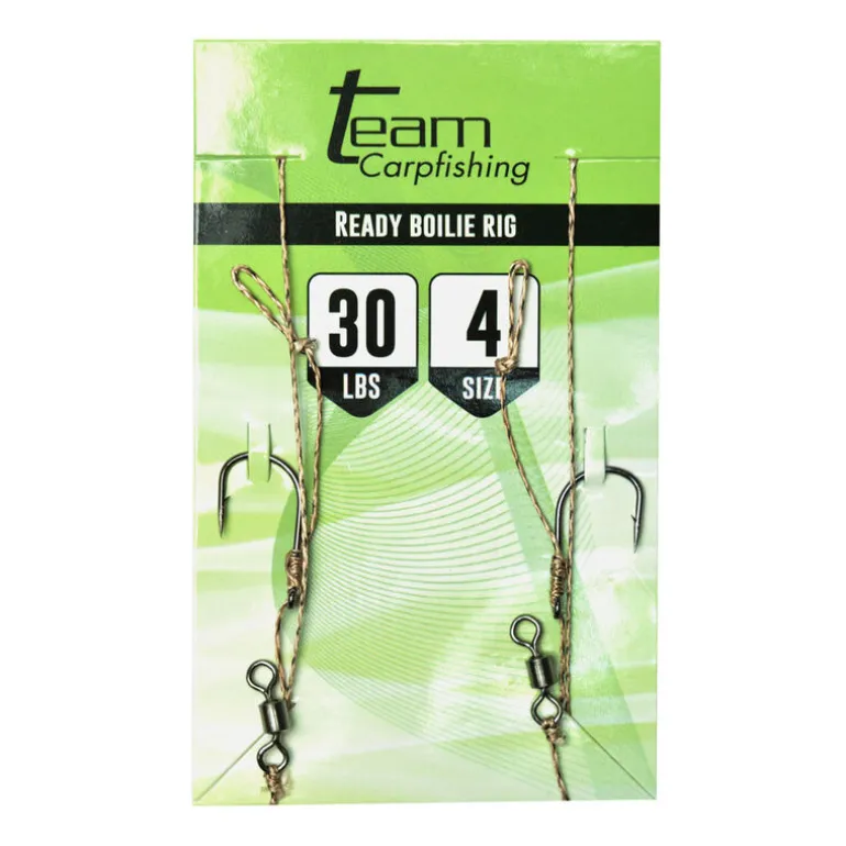 Bas de ligne carpe team carpfishing standard boilie rig 30 lbs x 2