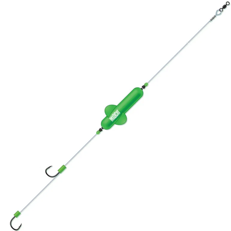 Bas de ligne monté silure madcat screaming basic river worm & squid
