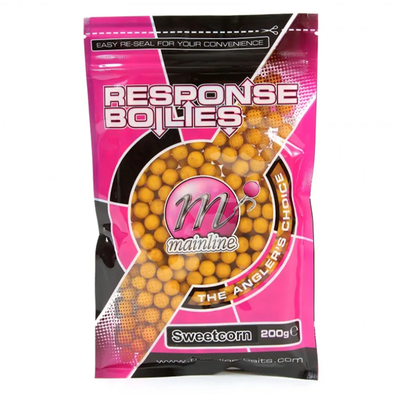 Bouillettes carpe mainline ready made boilies sweetcorn 200g