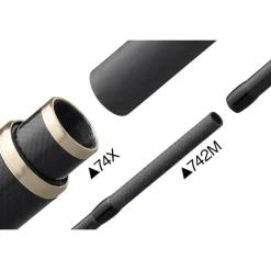 Canne Casting Graphite Leader Veloce UX 7'4XH 2.24m, Max 84g