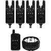 Coffret 4 détecteurs + 1 centrale + lampe bivvy Sonik SKS2