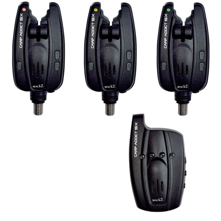 Coffret 3 détecteurs carpe mack2 carp addict sx alarm set + centrale