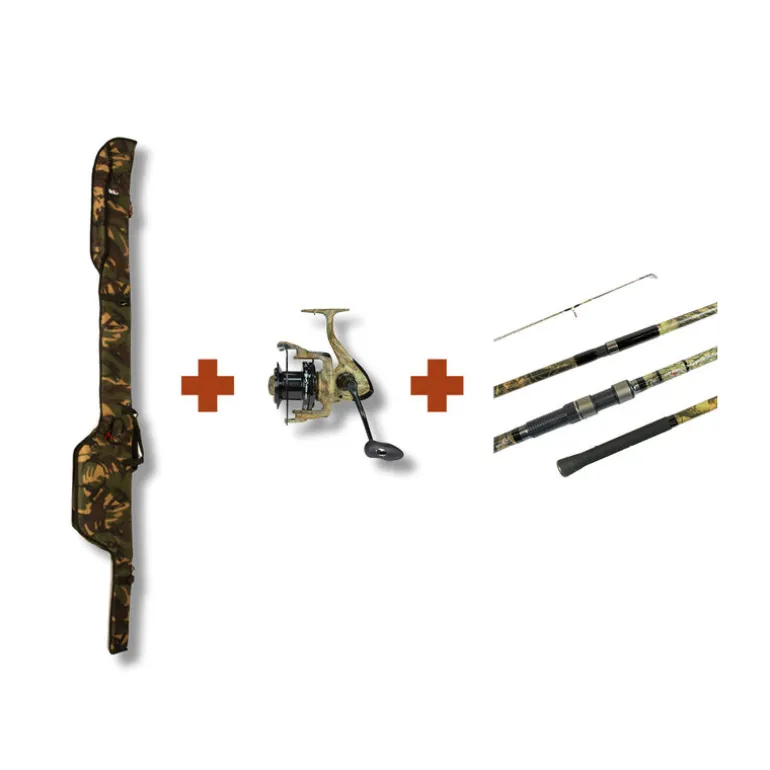Combo Carp addict Spod Camo single 12'