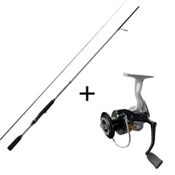 Ensemble Spinning Major Craft Kahory Combo Canne 732mh 2.21m, 10-42g + Moulinet KRS3000