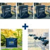 Ensemble Teos 3 Bourriches Carp Allround 300 + Sac + Barre