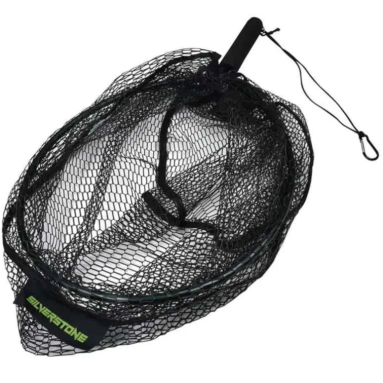 Epuisette raquette silverstone eco-rubber 45