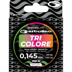 Fil spécial corps de ligne Garbolino STREAMLINE TOC TRI-COLORE