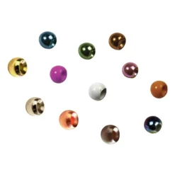 Fly tying billes laiton jmc  (x25) 3,2 mm