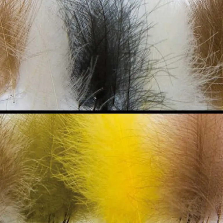 Fly tying plumes jmc cdc (cul de canard) environ 50 plumes