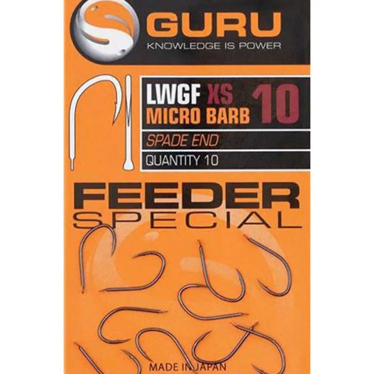 Hameçons Non Montés Guru Feeder LWGF Spade