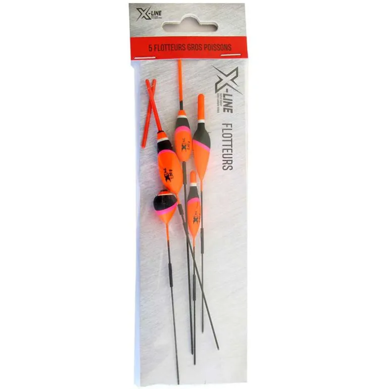 Kit 5 flotteurs x-line gros poissons