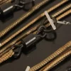 Leadcore carpe korda leader ring swivel - 3 par pack - 1 m