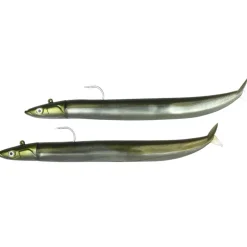 Leurres souples fiiish double combo crazy sand eel 120 off shore 12cm 15g