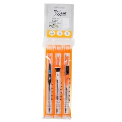 Lignes montées coup x-line kit 3 lignes + hameçons montés