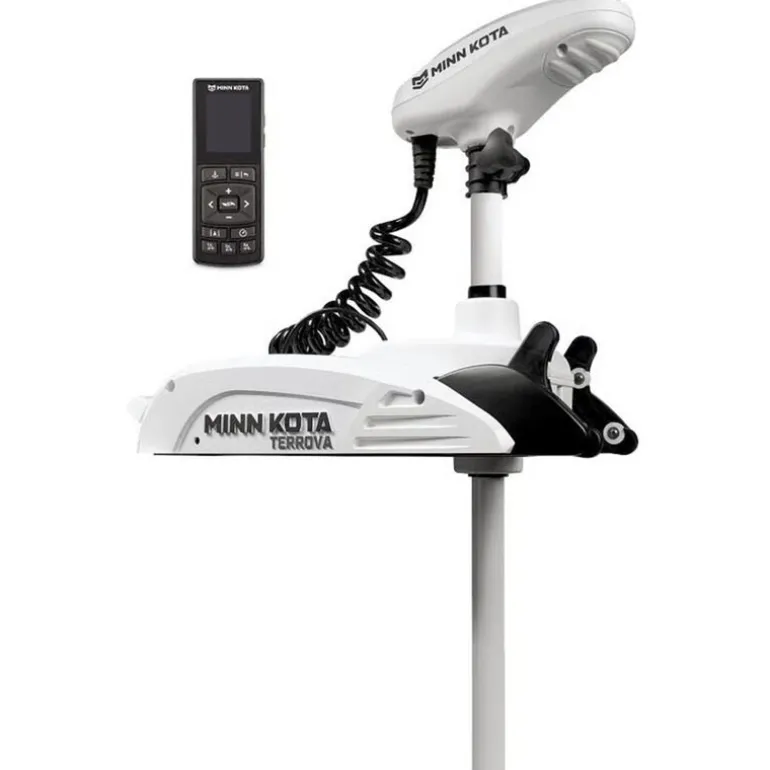 Moteur Electrique Avant Minn Kota RIPTIDE TERROVA 112 BT - GPS - 112 Lbs - 36Vcc - 220 cm
