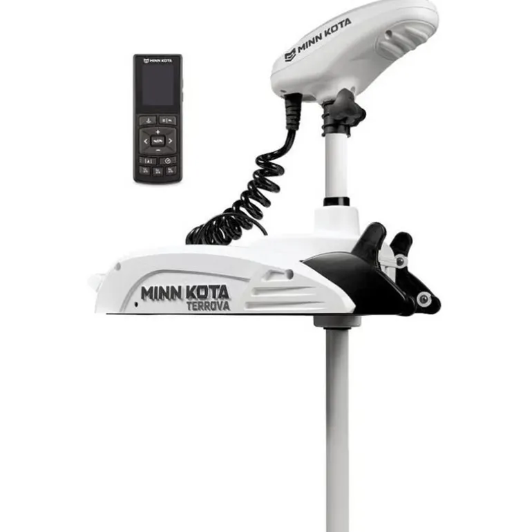 Moteur Electrique Avant Minn Kota RIPTIDE TERROVA 55 GPS - Spécial KAYAK - 12 Vcc - Spotlock - 91 cm