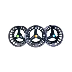Moulinet REVOLUTION LT Black 68 Silver Spot + 3 Bobines 46 Multi Spots