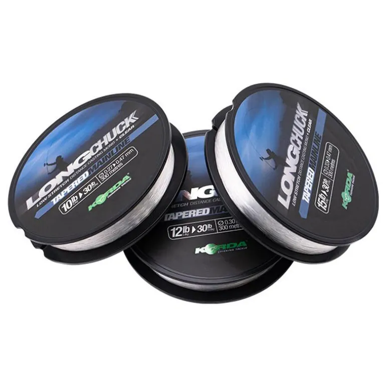 Nylon carpe korda longchuck tapered mainline