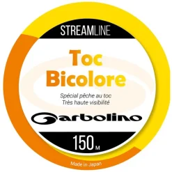 Nylon co-polymère bicolore Garbolino STREAMLINE TOC-MONO Orange/jaune 150m
