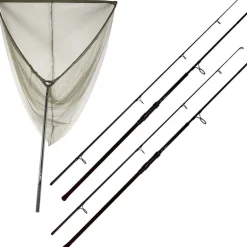 Pack 2 cannes Nomad Xtr 10' 3 Lbs + 1 épuisette Nomad Xtr Landing net
