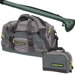 Pack bagages silverstone carryall + rod/reel tube + trio reel pouch