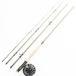 Pack Kit Mouche Silverstone Liberty Fly Fishing Kit 9" Soie de 4/5 + Tube  de transport 105cm