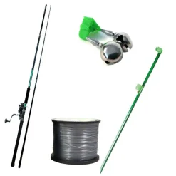 Pack Pêche du silure Overfight Combo Tank Allround 3m, Max 600g + Fil + Pique + Grelot