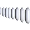 Pare-battage Eco Fender 4 - 2 yeux - ø19x68cm - blanc