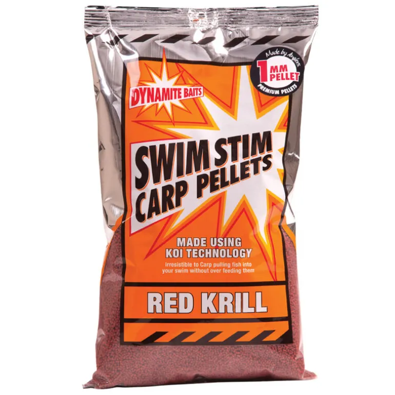 Pellets d'eschage coup dynamite baits swim stim red krill 900g