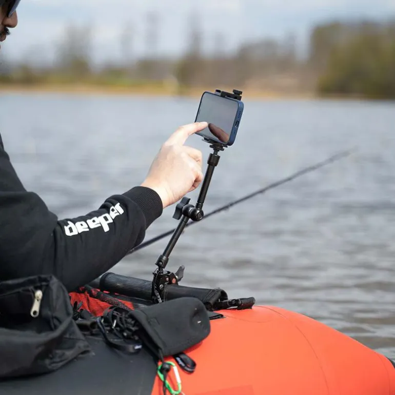 Support Smartphone Articulé Deeper pour Float tube et Kayak