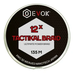 Tresse Evok Tactikal Braid 12x Verte 135m
