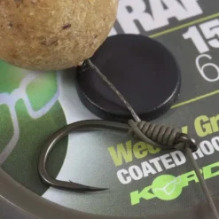 Tresse gainée carpe korda n trap soft green