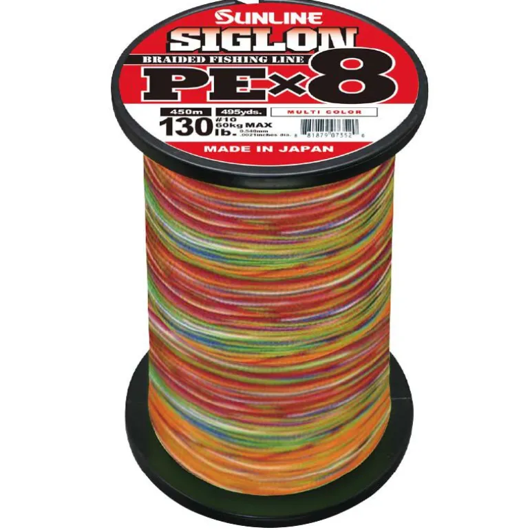 Tresse Sunline Siglon Braid x8 Tuna Broume Multico 450m