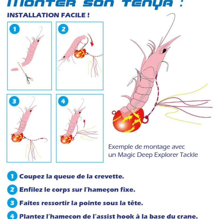 Tête plombée explorer tackle magic tenya deep coque