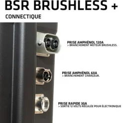 Valise BSR BRUSHLESS+ LifePO4 Gen3 36V/100Ah + chargeur étanche 25A